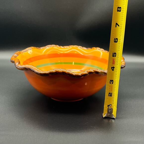 Tuscan Home 9" Salad Serving Bowl by HOME & GARDEN PARTY Discontinued - Picture 9 of 9